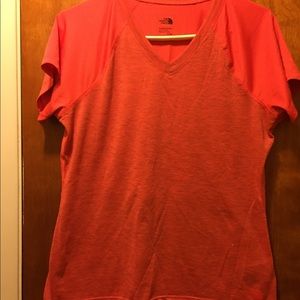 North face V neck tee